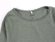 Name It lily pad melange rib top